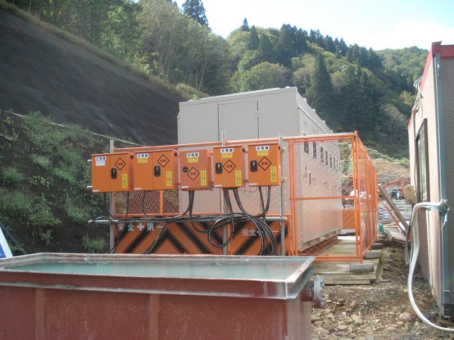 トンネル工事用電気設備