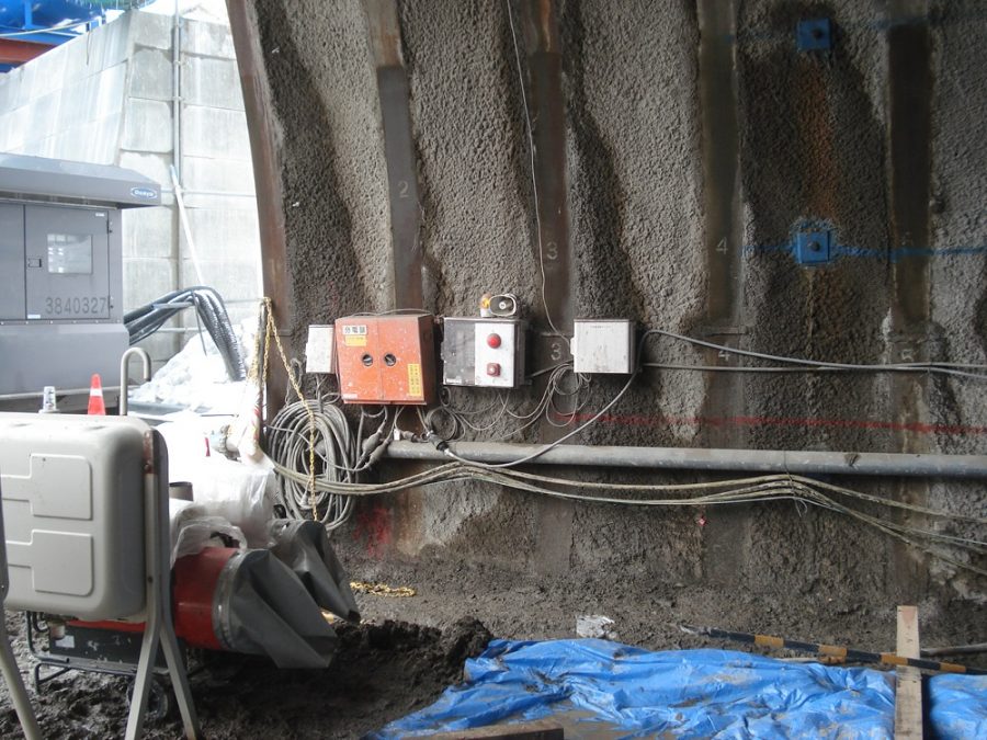 トンネル工事用電気設備