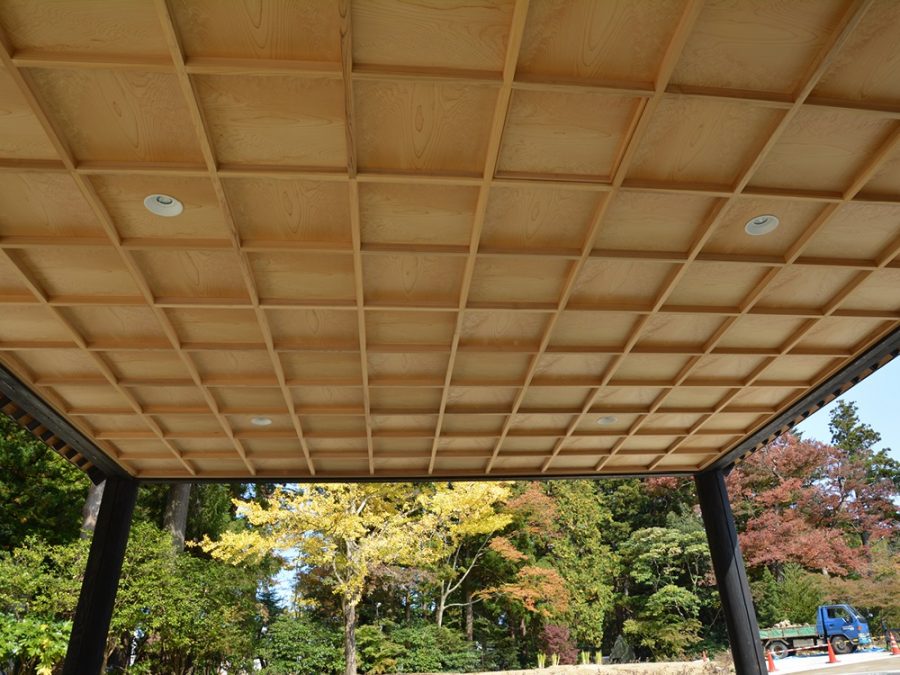 越後一宮　弥彦神社　相撲場