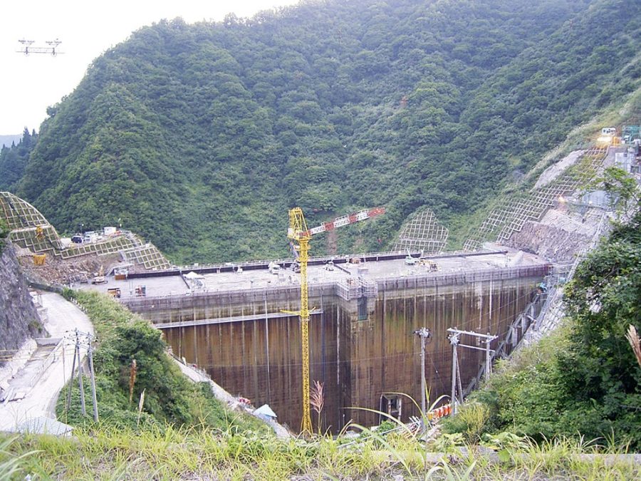 ダム工事用電気設備